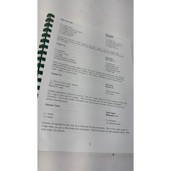 Vintage 1993 WNEP TV 16 Holiday Cookbook Vol 1 NEPA Newswatch 16 - Picture 4 of 8